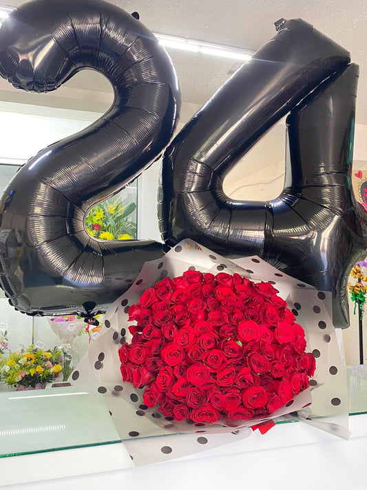 Combo 100 rosas