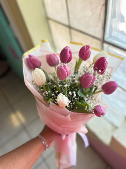 Ramo 10 tulipanes