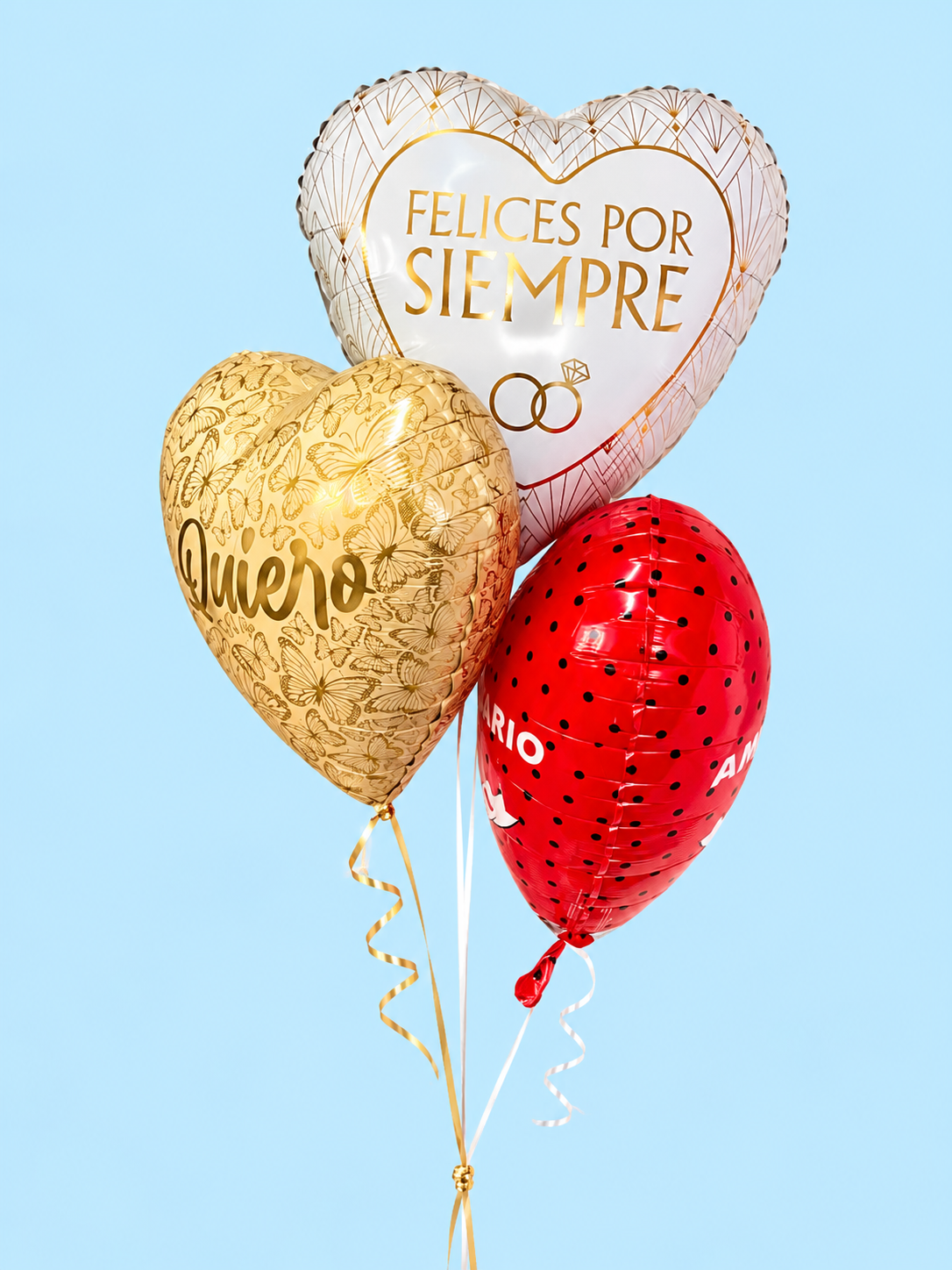 Bouquet globos metálico