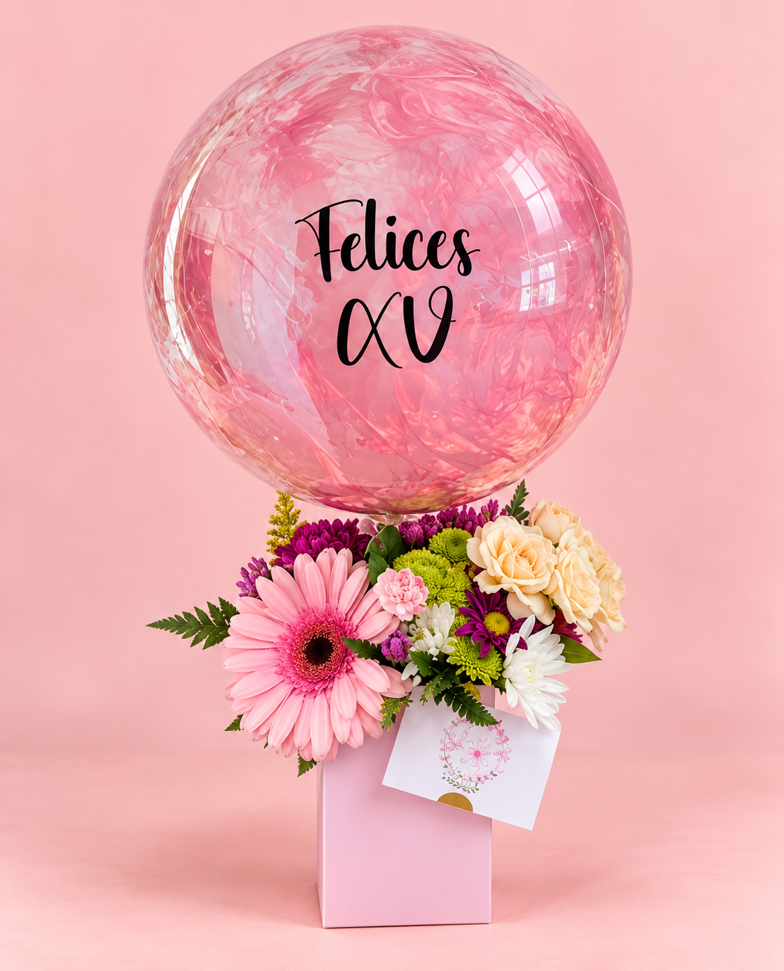 Balloons flowers