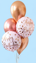 BOUQUET GLOBOS CROME