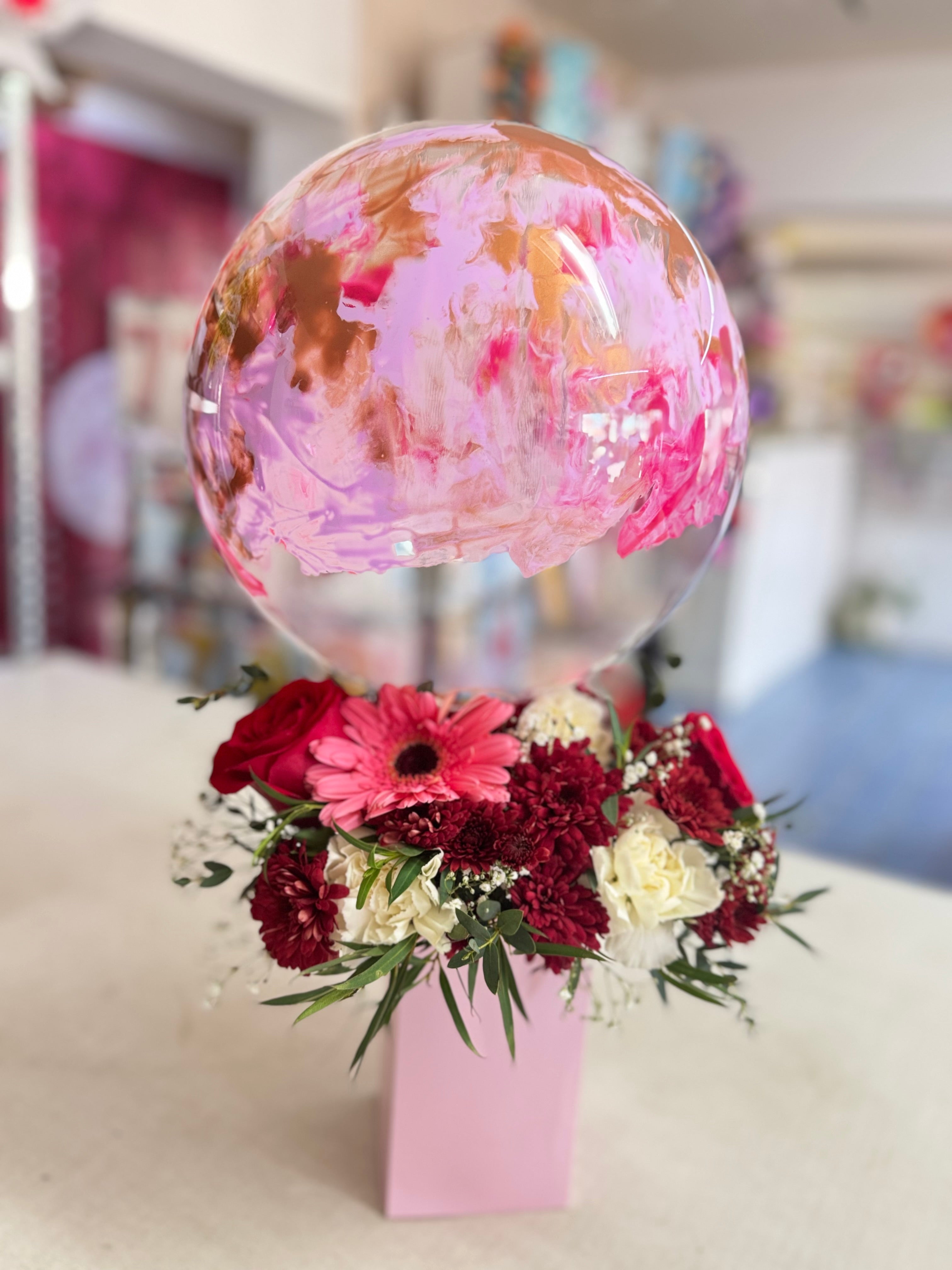 Balloons flowers