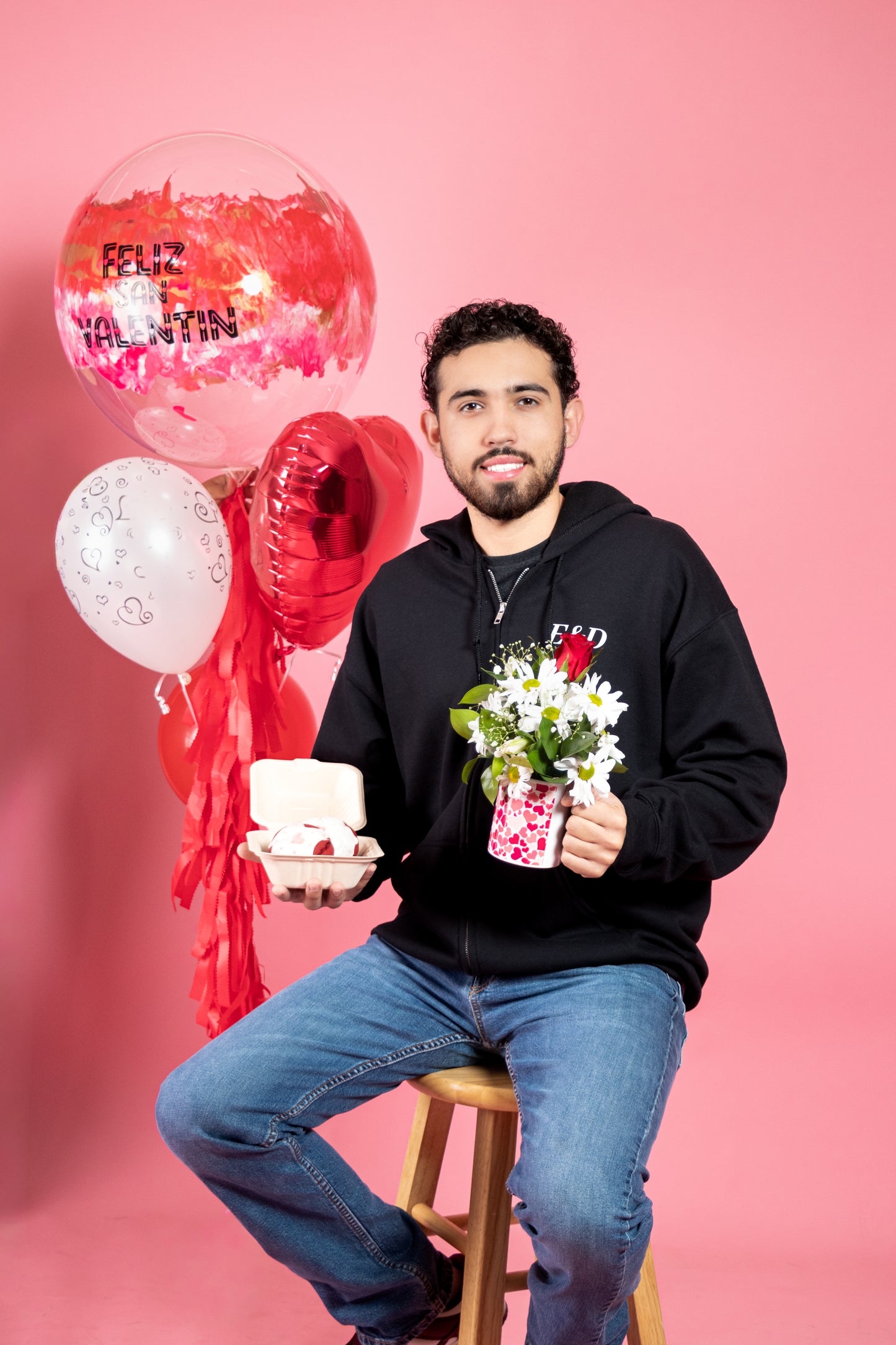 Combo globos, galletas y taza