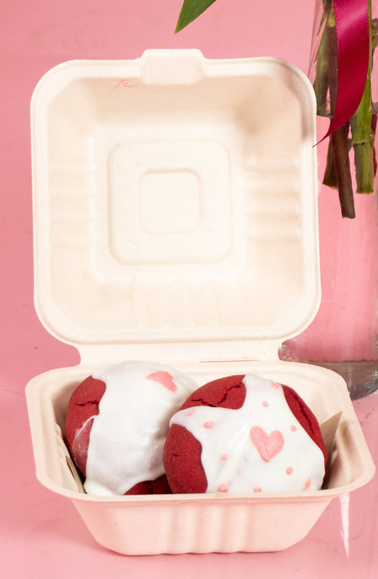 Caja de galletas red velvet